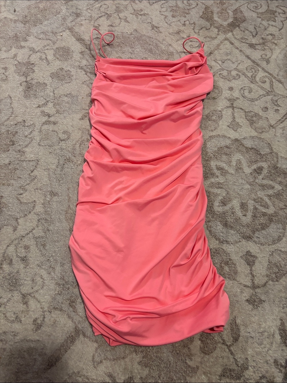 Pink bodycon dress